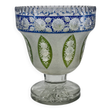 Bohemian Crystal Vase, Late 19th Century