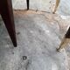Vintage bedside table veneer wood varnish