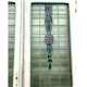 Suite de trois portes de séparation en vitrail Art Déco XX siècle
