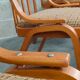 Set of 4 fabric chairs by Ton Bystrice 1960