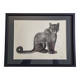 Print after Gorges Guyot, "panther", 1937, framed, 41 x 32 cm