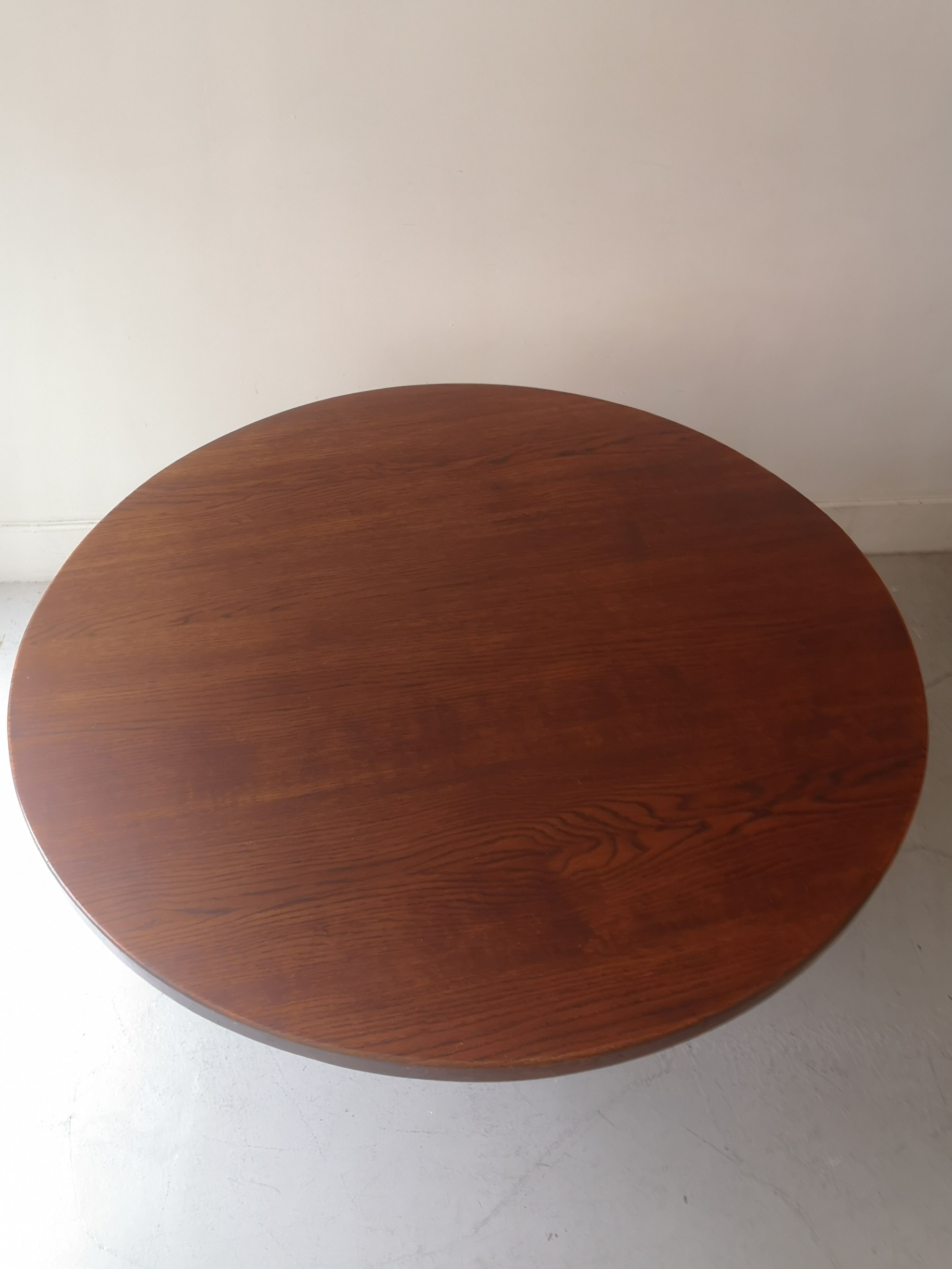 Tulip solid wood coffee table, 1970