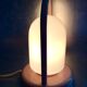 Vintage 70s metal and opaline lamp