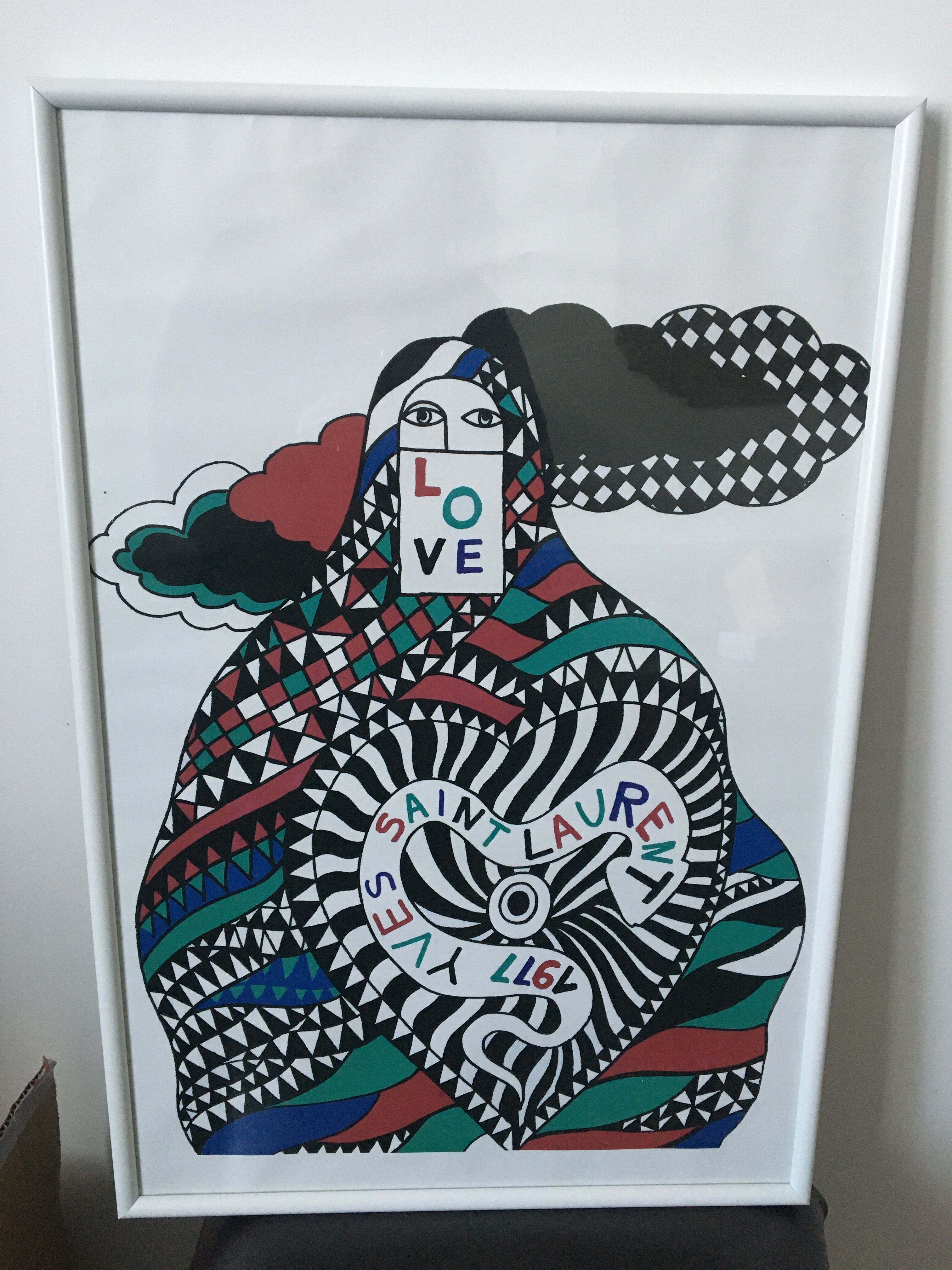 Poster by Yves Saint Laurent