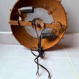 Brutalist sunburst wall light 1960