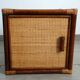 Small vintage rattan cube furniture