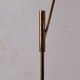 Mid century 360 deg. swing and height adjustable brass floor lamp, 1950s