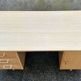 Maison Capelle desk, Scandinavian spirit, vintage, 60s.