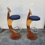 Bar or shop counter and 2 deck lina stools polyester boat hull