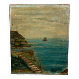 Brittany seaside marine painting