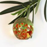 Vintage murano glass sulfide or paper press