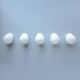 Wilhelm Wagenfeld, ceiling lights, porcelain, 1950s.