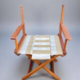 Pair of folding director's chairs