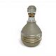 Art déco, bouteille à liqueur verre granité filet or vers 1940