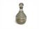 Art déco, bouteille à liqueur verre granité filet or vers 1940