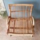 Rattan armchair 60s