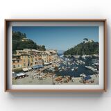 Port de Portofino, 1977" de Slim Aarons | Impression C professionnelle (impression Lambda)