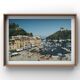 Port de Portofino, 1977" de Slim Aarons | Impression C professionnelle (impression Lambda)