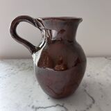 Old signed artisanal pitcher