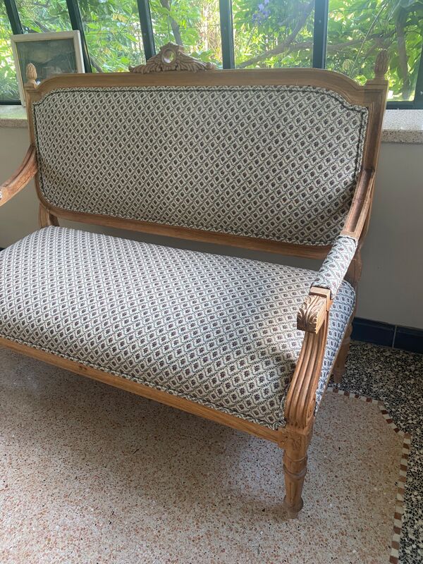 Banquette style Louis XVI