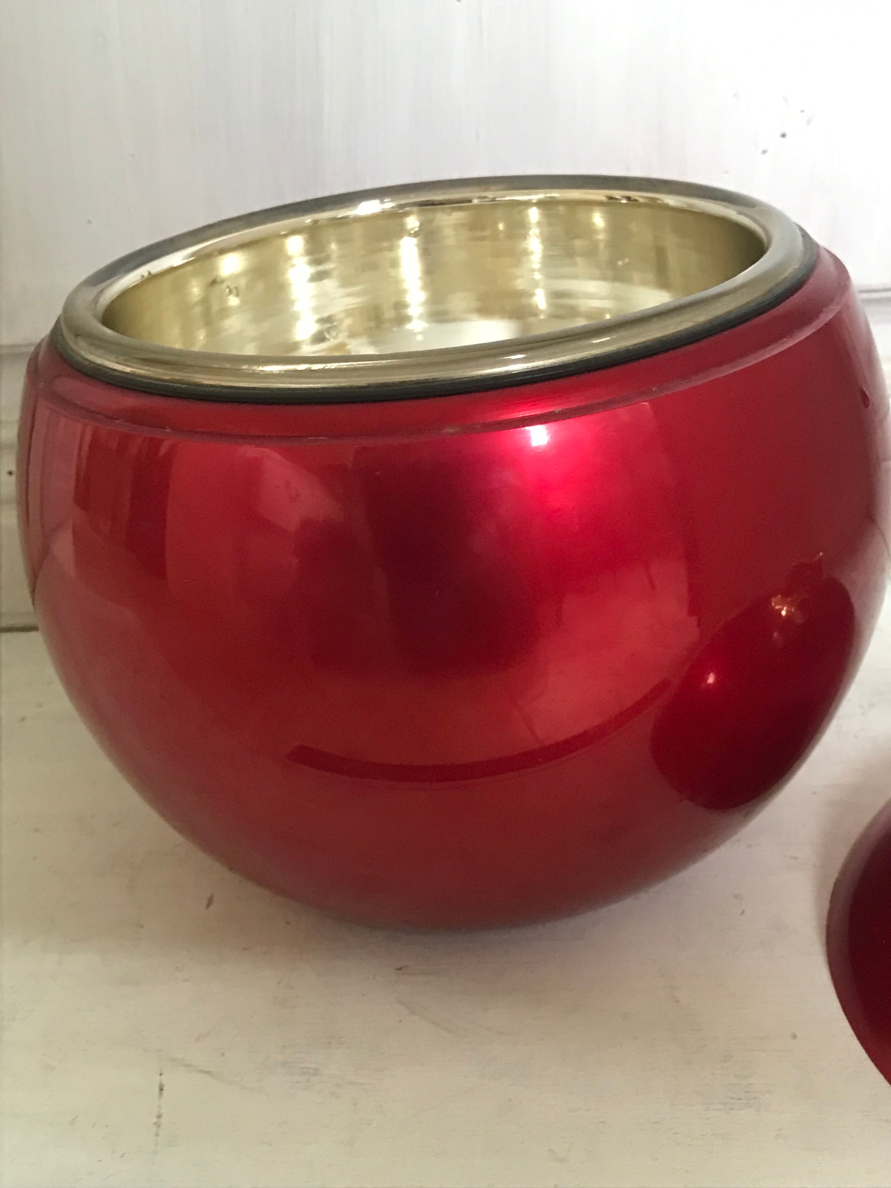 Vintage apple ice bucket