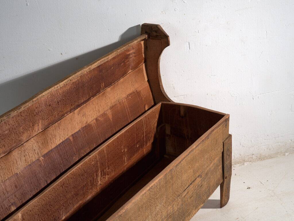 Ancient primitive wooden chest – Transylvania, around 1850
