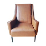 Armchair in leatherette of the 1960s