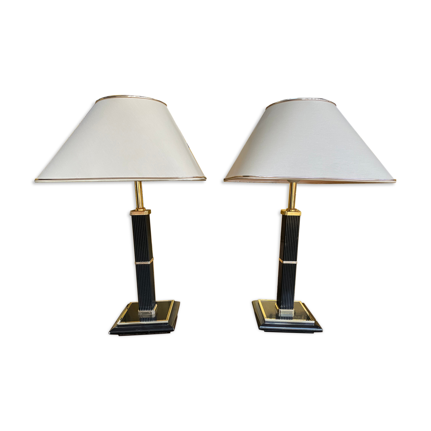 Paire de lampes « Trocadéro » par Robert de Schuytener