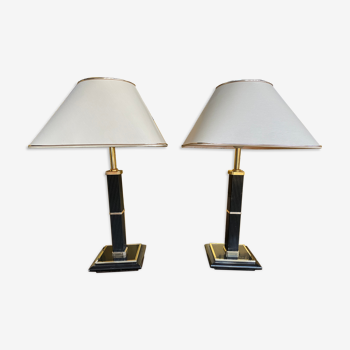 Pair of lamps "Trocadero" by Robert de Schuytener