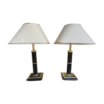 Pair of lamps "Trocadero" by Robert de Schuytener