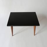 Vintage coffee table design 1960 1970 in wood and formica 60s 70s