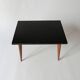 Table basse vintage design 1960 1970 en bois et formica années 60 70