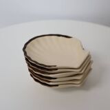 Small shell dishes, Emile Henry 1960