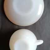 6 cups arcopal white opaline