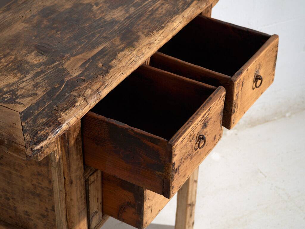 Console Shanxi in dark patina – China, circa 1930
