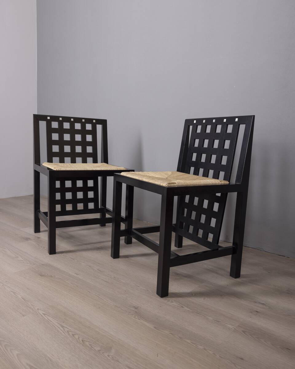 PAIR OF VINTAGE CHAIRS FROM THE 1970S, MODEL D.S.3, DESIGNED BY C.R. MACKIN