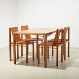 Rare 1st Edition 'Latjes' Dining Set by Ruud Jan Kokke Netherlands 1986