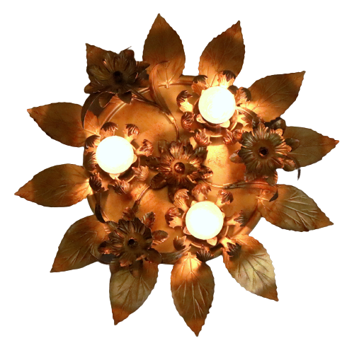 Vintage ceiling lamp ceiling lamp willy daro flower flower lamp