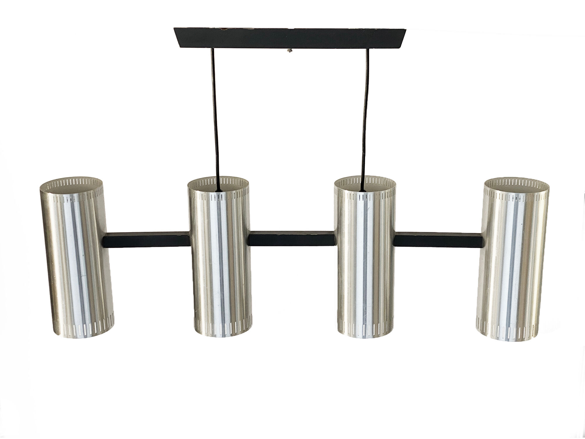 Pendant light "Cylinder IV" by Jo Hammerborg for Fog & Mørup. Denmark 1960s