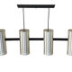 Pendant light "Cylinder IV" by Jo Hammerborg for Fog & Mørup. Denmark 1960s