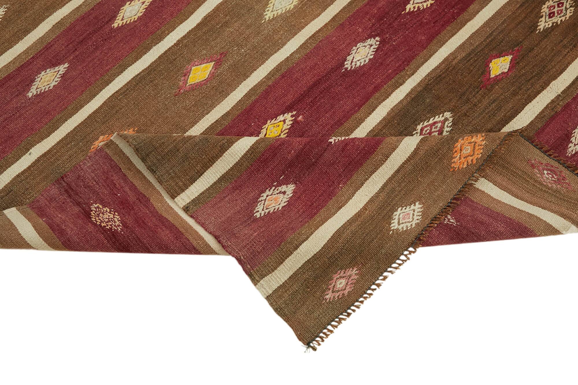 Turkish Handmade Vintage Anatolian Kilim 167 cm x 293 cm