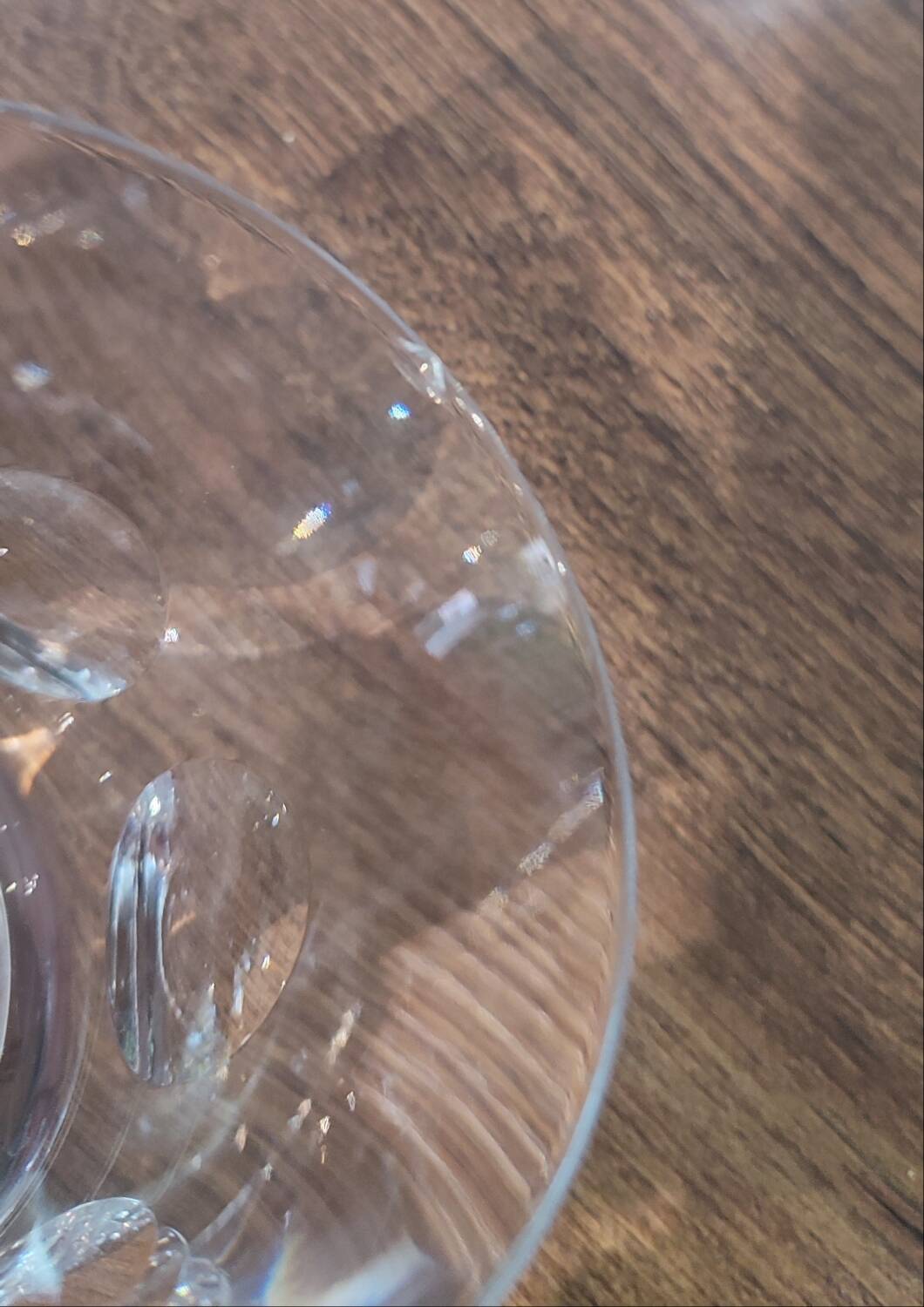 4 cut glass whiskey glasses