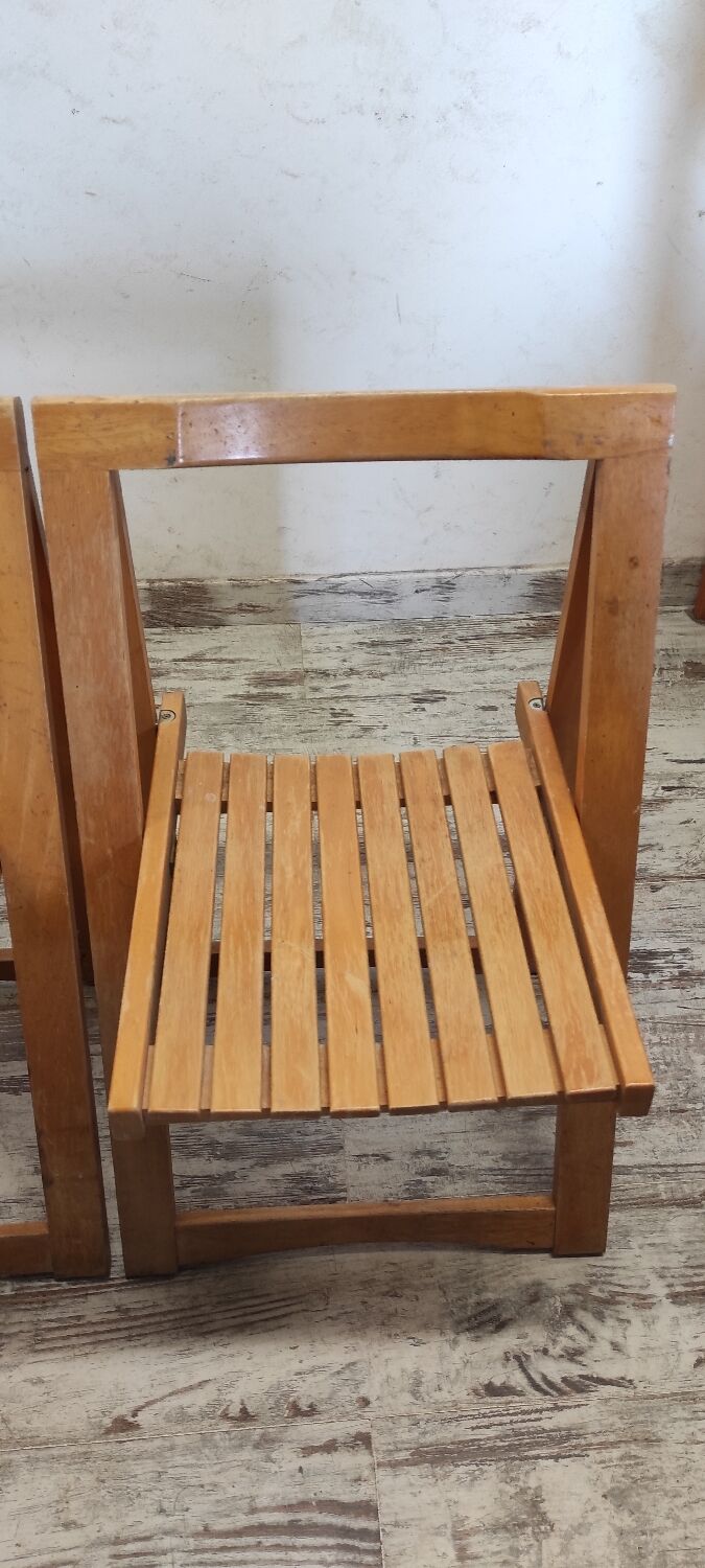 Vintage Aldo Jacober Style Folding Chairs