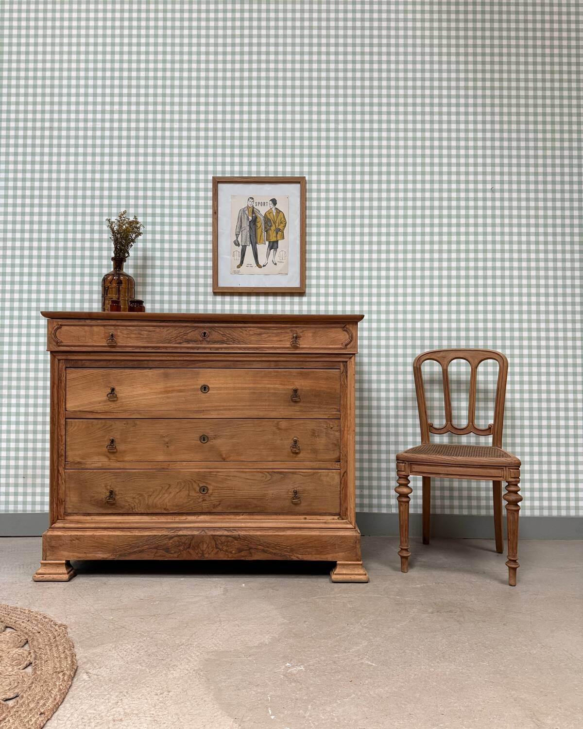 Renovated Louis-Philippe chest of drawers