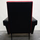Vintage armchair Rockabilly rare reclining version with ashtray