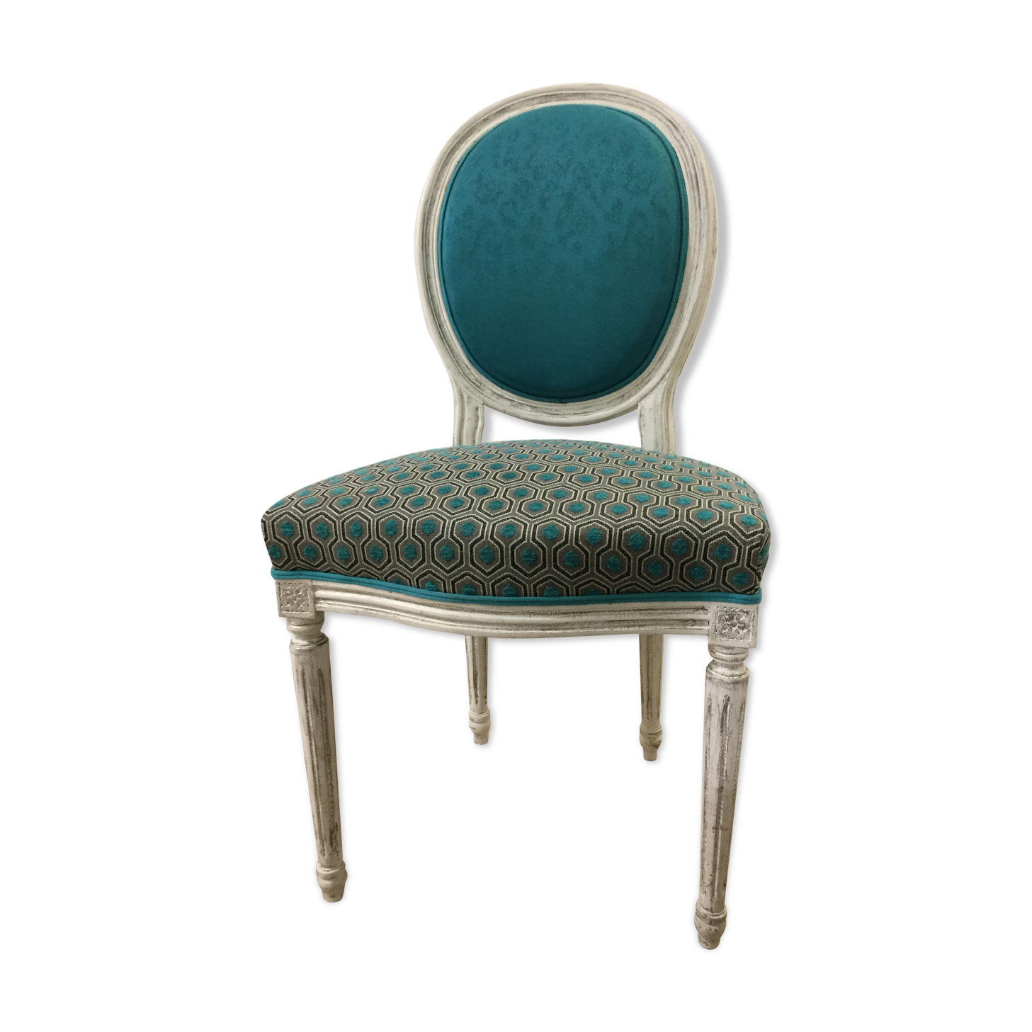 Louis XVI medallion folder chair