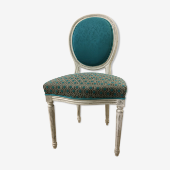 Louis XVI medallion folder chair