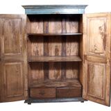 Art Deco wardrobe in Burmese teak