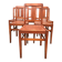 6 chaises René Gabriel d’époque reconstruction en hêtre et cp.