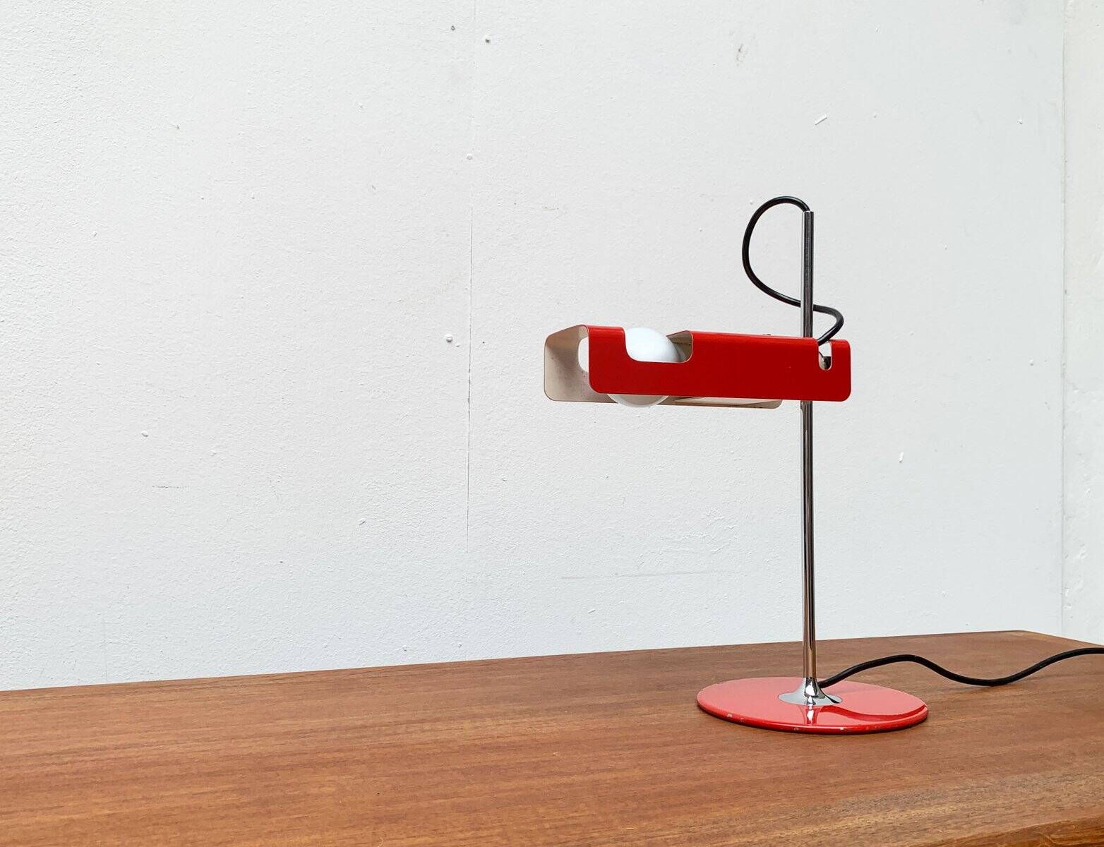 Mid-Century Italian Spider 291 Table Lamp by Joe Colombo for Oluce, 1960s